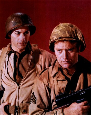 Best war series ever: Rick Jason (left) and Vic Morrow in Combat!