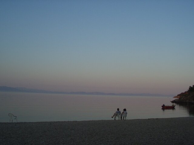 on the beach on the beach