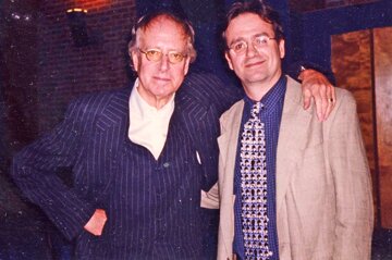 John Barry (left) with Tom Soter.