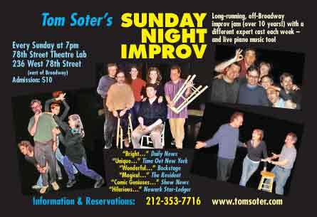 Sunday Night Improv Is Back! Comedy Rules!